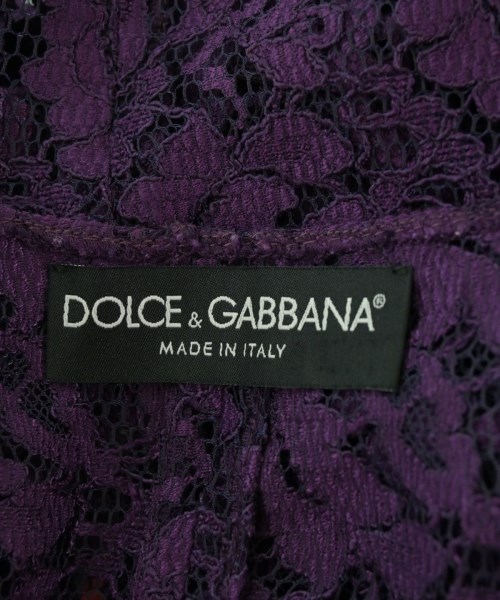 DOLCE&GABBANA（ドルチェアンドガッバーナ）ブラウス 紫 サイズ:36(XS位) レディース/2200711168039