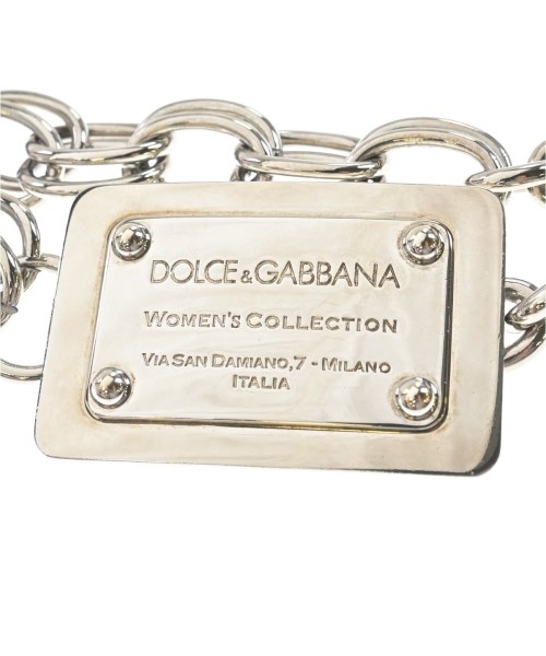 DOLCE&GABBANA（ドルチェアンドガッバーナ）ベルト シルバー サイズ:- レディース/2200711589063