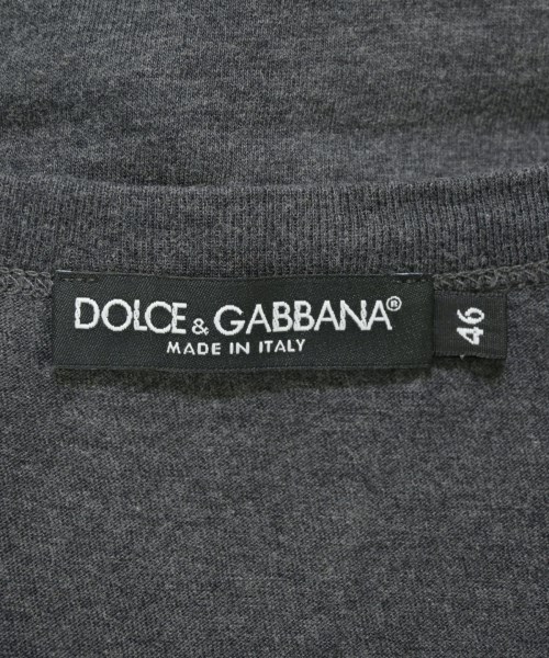 DOLCE&GABBANA（ドルチェアンドガッバーナ）Tシャツ・カットソー グレー サイズ:46(M位) メンズ/2200712574037