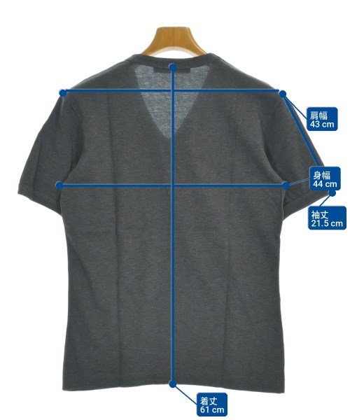 DOLCE&GABBANA（ドルチェアンドガッバーナ）Tシャツ・カットソー グレー サイズ:46(M位) メンズ/2200712574037