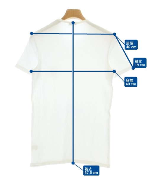 DOLCE&GABBANA（ドルチェアンドガッバーナ）Tシャツ・カットソー 白 サイズ:S メンズ/2200713272024