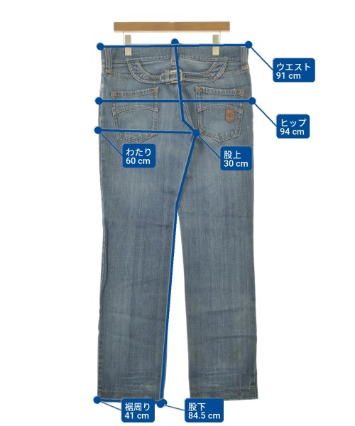 DOLCE&GABBANA（ドルチェアンドガッバーナ）デニムパンツ 青 サイズ:50(XL位) メンズ/2200713440010