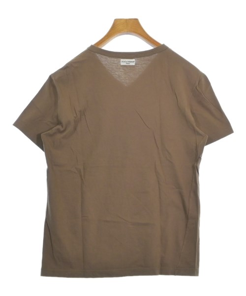 DOLCE&GABBANA（ドルチェアンドガッバーナ）Tシャツ・カットソー 茶 サイズ:52(XL位) メンズ/2200713873047