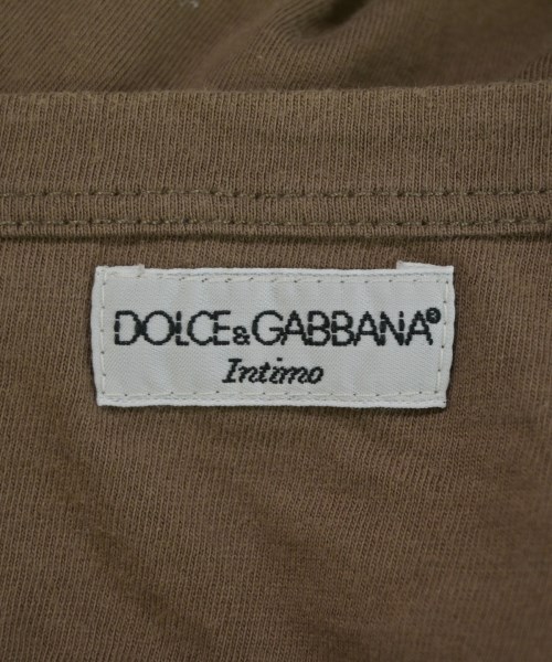 DOLCE&GABBANA（ドルチェアンドガッバーナ）Tシャツ・カットソー 茶 サイズ:52(XL位) メンズ/2200713873047