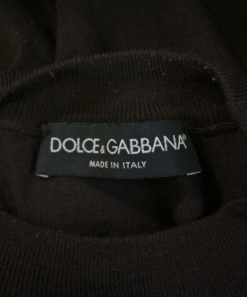 DOLCE&GABBANA（ドルチェアンドガッバーナ）ニット・セーター 茶 サイズ:50(L位) メンズ/2200713827019