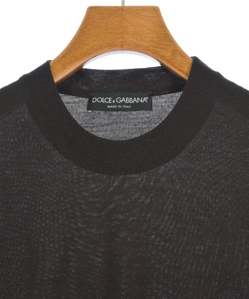 DOLCE&GABBANA（ドルチェアンドガッバーナ）ニット・セーター 茶 サイズ:50(L位) メンズ/2200713827019