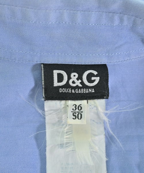 DOLCE&GABBANA（ドルチェアンドガッバーナ）カジュアルシャツ 青 サイズ:50(XL位) メンズ/2200714196046