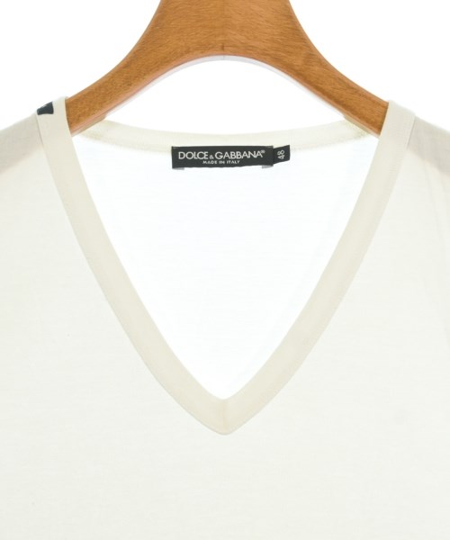 DOLCE&GABBANA（ドルチェアンドガッバーナ）Tシャツ・カットソー 白 サイズ:48(L位) メンズ/2200714246208