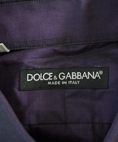 DOLCE&GABBANA（ドルチェアンドガッバーナ）カジュアルシャツ 紫 サイズ:38(S位) メンズ/2200709770060