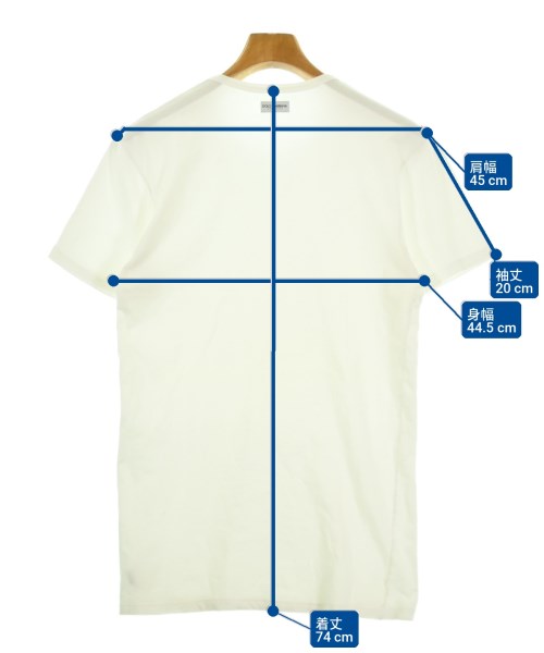 DOLCE&GABBANA（ドルチェアンドガッバーナ）Tシャツ・カットソー 白 サイズ:-(XS位) メンズ/2200715248034