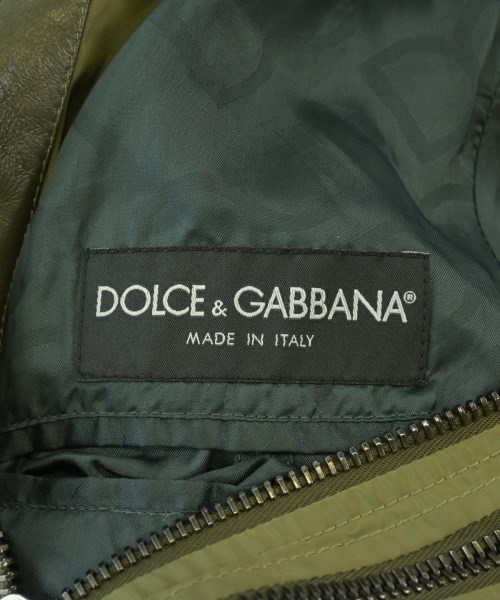 DOLCE&GABBANA（ドルチェアンドガッバーナ）ブルゾン カーキ サイズ:50(XL位) メンズ/2200715235010