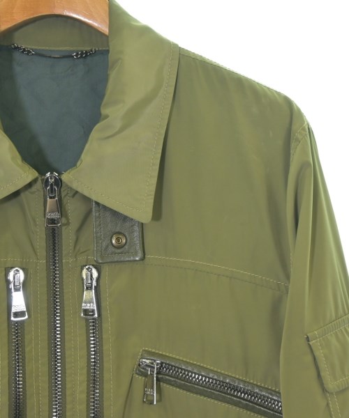 DOLCE&GABBANA（ドルチェアンドガッバーナ）ブルゾン カーキ サイズ:50(XL位) メンズ/2200715235010