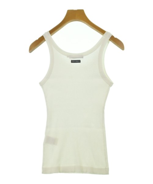DOLCE&GABBANA（ドルチェアンドガッバーナ）タンクトップ 白 サイズ:38(S位) レディース/2200715607060