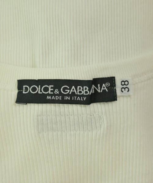DOLCE&GABBANA（ドルチェアンドガッバーナ）タンクトップ 白 サイズ:38(S位) レディース/2200715607060