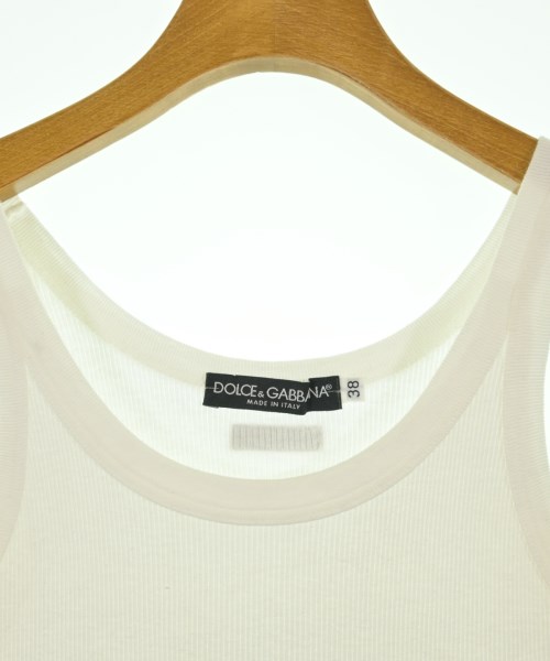 DOLCE&GABBANA（ドルチェアンドガッバーナ）タンクトップ 白 サイズ:38(S位) レディース/2200715607060