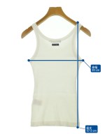 DOLCE&GABBANA（ドルチェアンドガッバーナ）タンクトップ 白 サイズ:38(S位) レディース/2200715607060