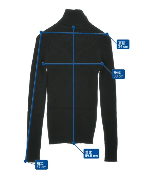 DOLCE&GABBANA（ドルチェアンドガッバーナ）ニット・セーター 黒 サイズ:40(M位) レディース/2200715607114