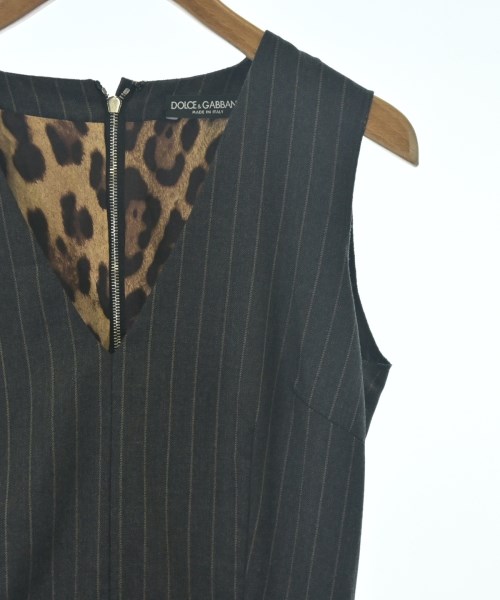 DOLCE&GABBANA（ドルチェアンドガッバーナ）ワンピース グレー サイズ:38(S位) レディース/2200710476050