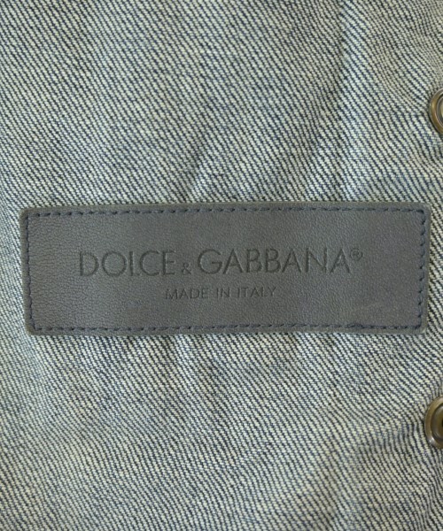 DOLCE&GABBANA（ドルチェアンドガッバーナ）デニムジャケット 青 サイズ:44(S位) メンズ/2200716244028