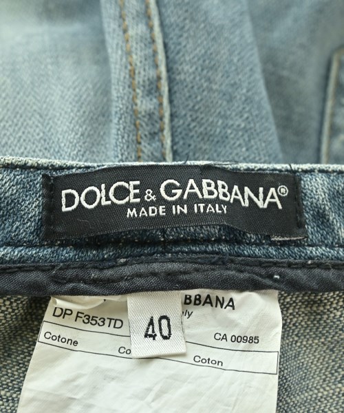 DOLCE&GABBANA（ドルチェアンドガッバーナ）デニムパンツ 青 サイズ:40(M位) レディース/2200712054041