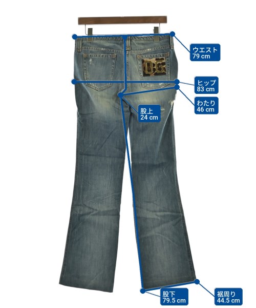 DOLCE&GABBANA（ドルチェアンドガッバーナ）デニムパンツ 青 サイズ:40(M位) レディース/2200712054041