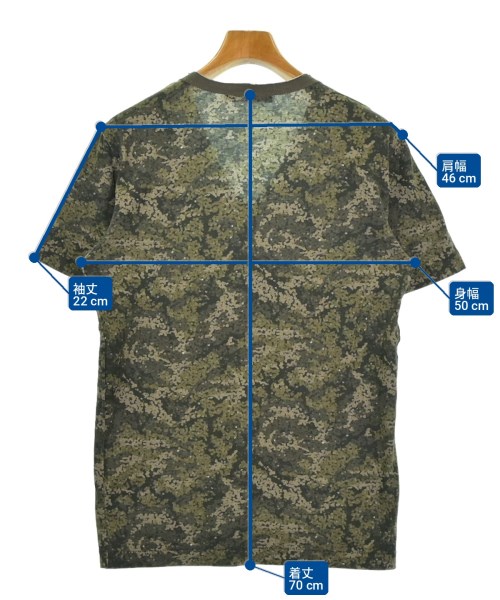 DOLCE&GABBANA（ドルチェアンドガッバーナ）Tシャツ・カットソー カーキ サイズ:46(M位) メンズ/2200712278027
