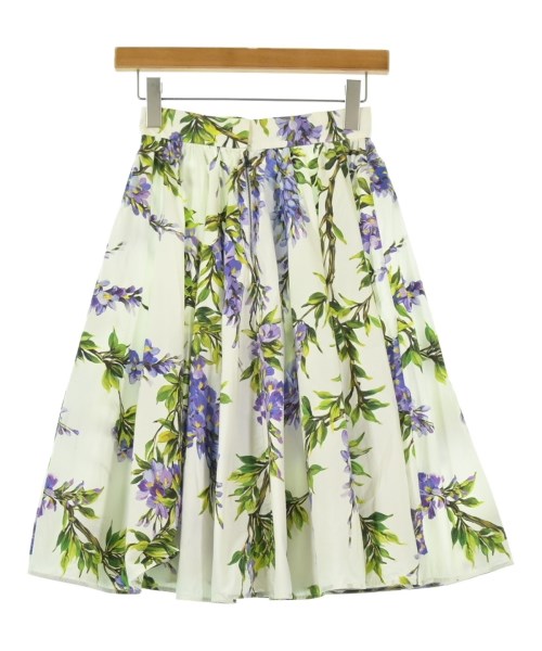 DOLCE&GABBANA（ドルチェアンドガッバーナ）ひざ丈スカート 白 サイズ:36(XS位) レディース/2200718047061