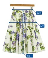 DOLCE&GABBANA（ドルチェアンドガッバーナ）ひざ丈スカート 白 サイズ:36(XS位) レディース/2200718047061