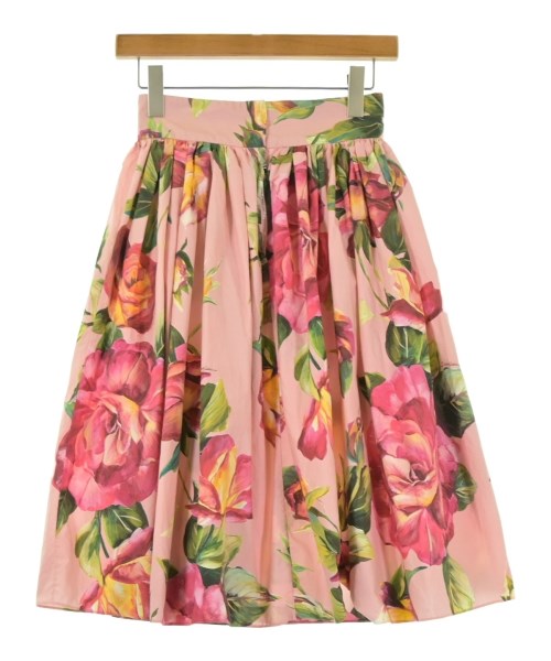 DOLCE&GABBANA（ドルチェアンドガッバーナ）ひざ丈スカート ピンク サイズ:36(XS位) レディース/2200718047078