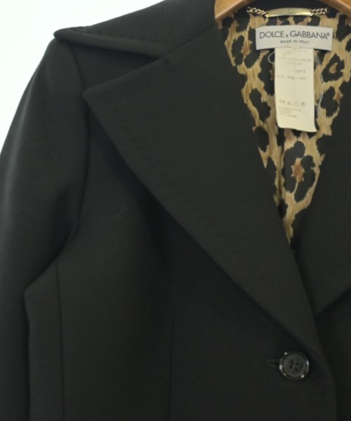 DOLCE&GABBANA（ドルチェアンドガッバーナ）チェスターコート 黒 サイズ:38(S位) レディース/2200718303044