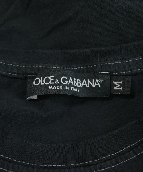 DOLCE&GABBANA（ドルチェアンドガッバーナ）Tシャツ・カットソー 黒 サイズ:M メンズ/2200718552190