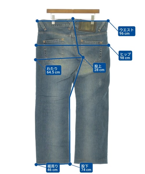 DOLCE&GABBANA（ドルチェアンドガッバーナ）デニムパンツ 青 サイズ:50(XL位) メンズ/2200718993146