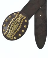 DOLCE&GABBANA（ドルチェアンドガッバーナ）ベルト 茶 サイズ:- メンズ/2200718993245