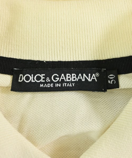 DOLCE&GABBANA（ドルチェアンドガッバーナ）ポロシャツ 白 サイズ:50(XL位) メンズ/2200718993290