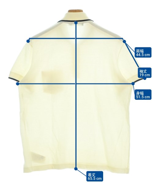 DOLCE&GABBANA（ドルチェアンドガッバーナ）ポロシャツ 白 サイズ:50(XL位) メンズ/2200718993290