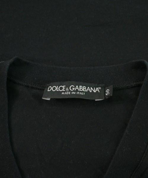DOLCE&GABBANA（ドルチェアンドガッバーナ）Tシャツ・カットソー 黒 サイズ:50(XL位) メンズ/2200634044366