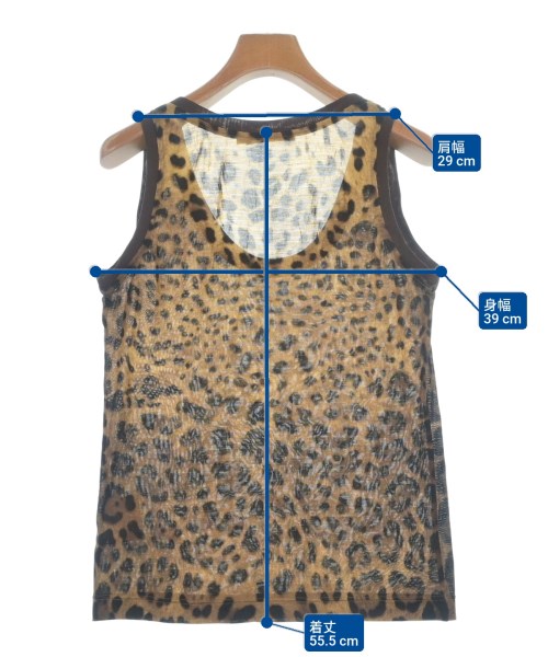 DOLCE&GABBANA（ドルチェアンドガッバーナ）タンクトップ ベージュ サイズ:40(M位) レディース/2200646356068