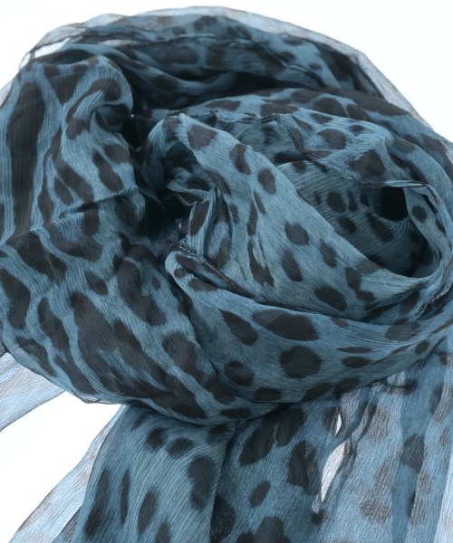 DOLCE&GABBANA（ドルチェアンドガッバーナ）ストール 青 サイズ:- レディース/2200646356174