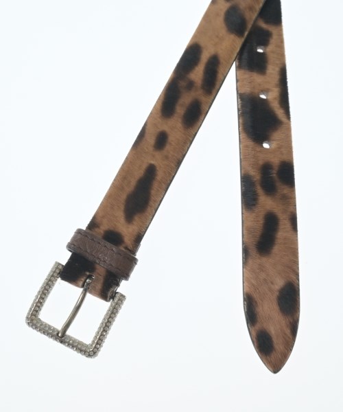 DOLCE&GABBANA（ドルチェアンドガッバーナ）ベルト 茶 サイズ:38/95 レディース/2200646356235