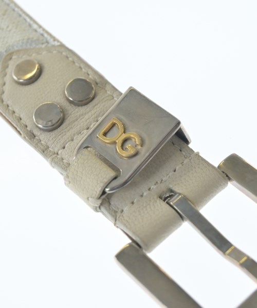 DOLCE&GABBANA（ドルチェアンドガッバーナ）ベルト シルバー サイズ:85 レディース/2200646356242