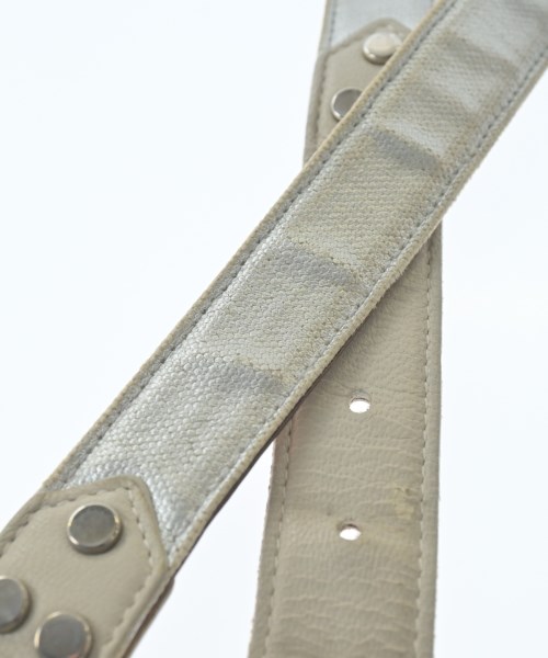 DOLCE&GABBANA（ドルチェアンドガッバーナ）ベルト シルバー サイズ:85 レディース/2200646356242