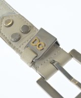 DOLCE&GABBANA（ドルチェアンドガッバーナ）ベルト シルバー サイズ:85 レディース/2200646356242