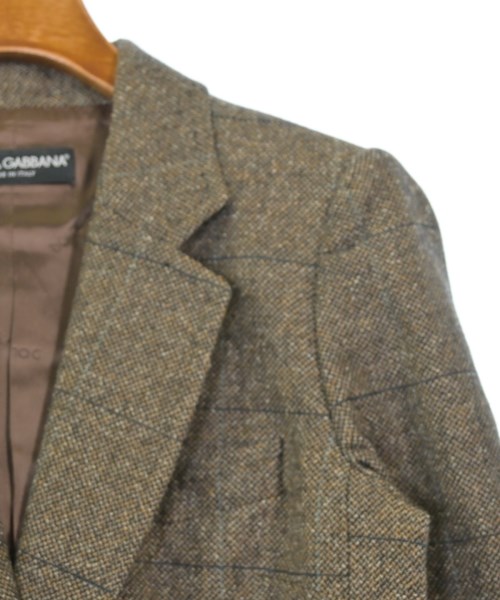 DOLCE&GABBANA（ドルチェアンドガッバーナ）ジャケット 茶 サイズ:40(M位) レディース/2200638051032