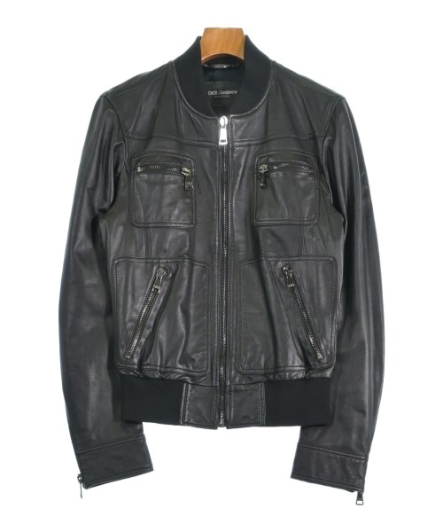 DOLCE&GABBANA(ドルチェアンドガッバーナ)ライダース 黒 サイズ:44(S位)/2200646585024