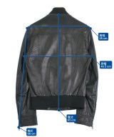 DOLCE&GABBANA（ドルチェアンドガッバーナ）ライダース 黒 サイズ:44(S位) メンズ/2200646585024