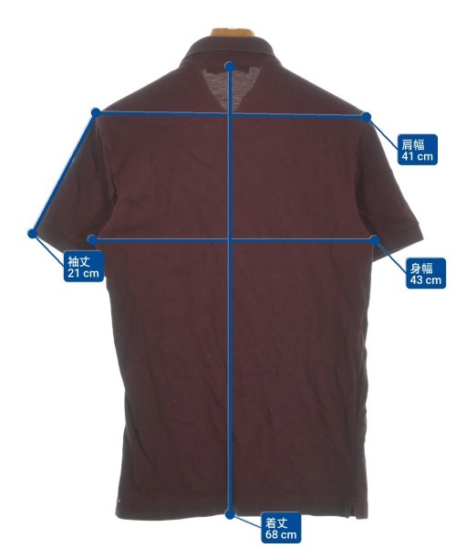 DOLCE&GABBANA（ドルチェアンドガッバーナ）ポロシャツ 赤 サイズ:44(S位) メンズ/2200646585048