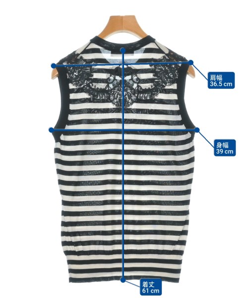 DOLCE&GABBANA（ドルチェアンドガッバーナ）ニット・セーター 黒 サイズ:42(M位) レディース/2200646622071