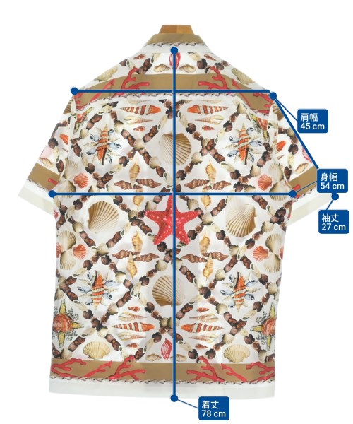 DOLCE&GABBANA（ドルチェアンドガッバーナ）カジュアルシャツ 白 サイズ:38(S位) メンズ/2200636189423