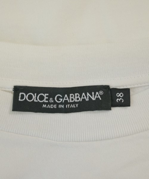 DOLCE&GABBANA（ドルチェアンドガッバーナ）Tシャツ・カットソー 白 サイズ:38(S位) レディース/2200636189546
