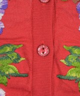 DOLCE&GABBANA（ドルチェアンドガッバーナ）カーディガン 赤 サイズ:38(S位) レディース/2200647480038